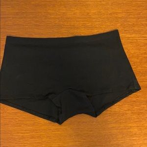 PINK Victoria’s Secret COTTON SHORTIE Black